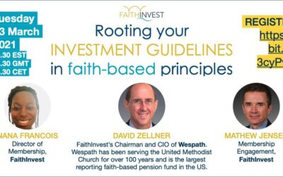 2021News: SAVE THE DATE: FaithInvest’s first Global Members’ Conference – June 8 & 9