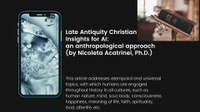 2021News:Artificial Intelligence and Faith